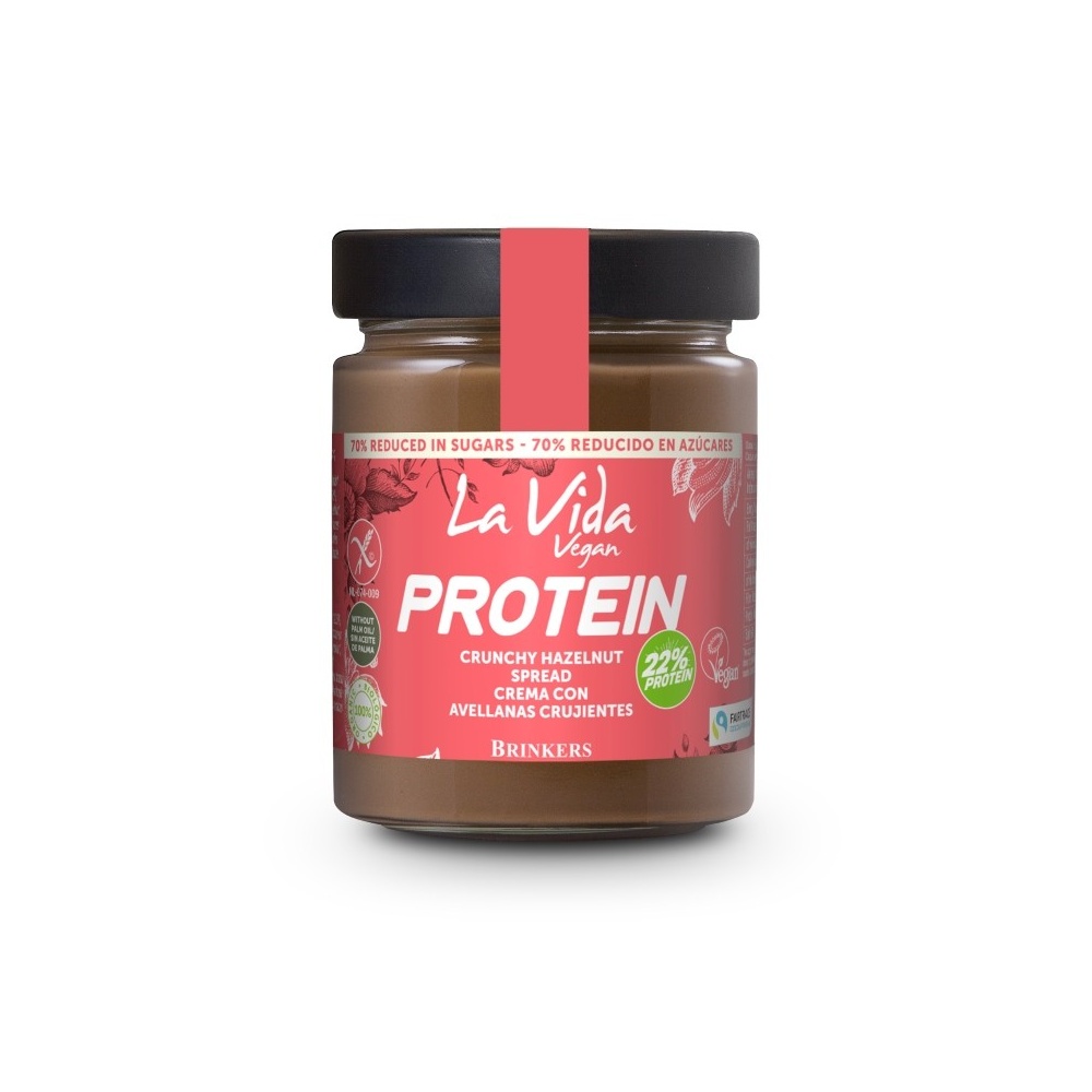 La Vida Vegan Crema Avellanas Protein 270g