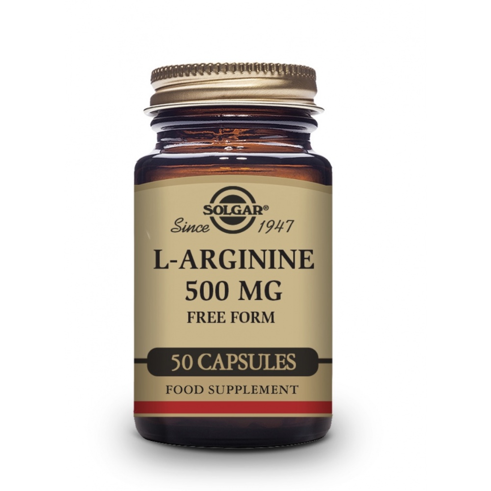 Solgar L-arginina 500 Mg Caps.