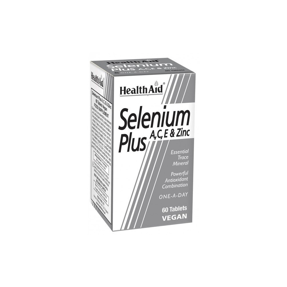 Health Aid Selenium Plus 60 Com.
