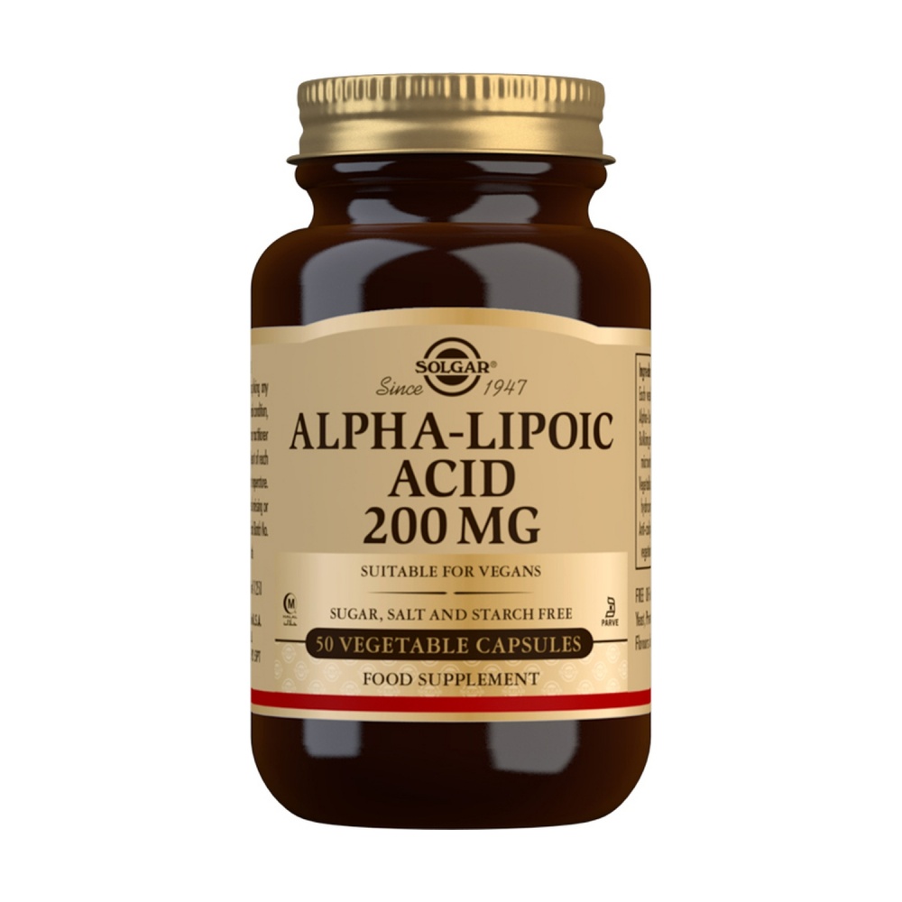 Solgar Acido Lipoico 200 Mg 50 Capsulas