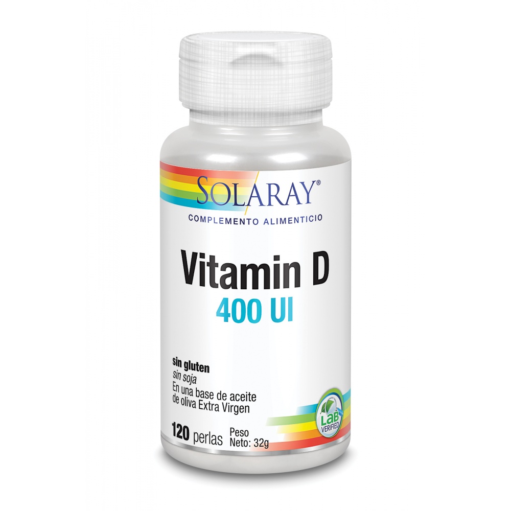 Solaray Vitamina D3 400 U