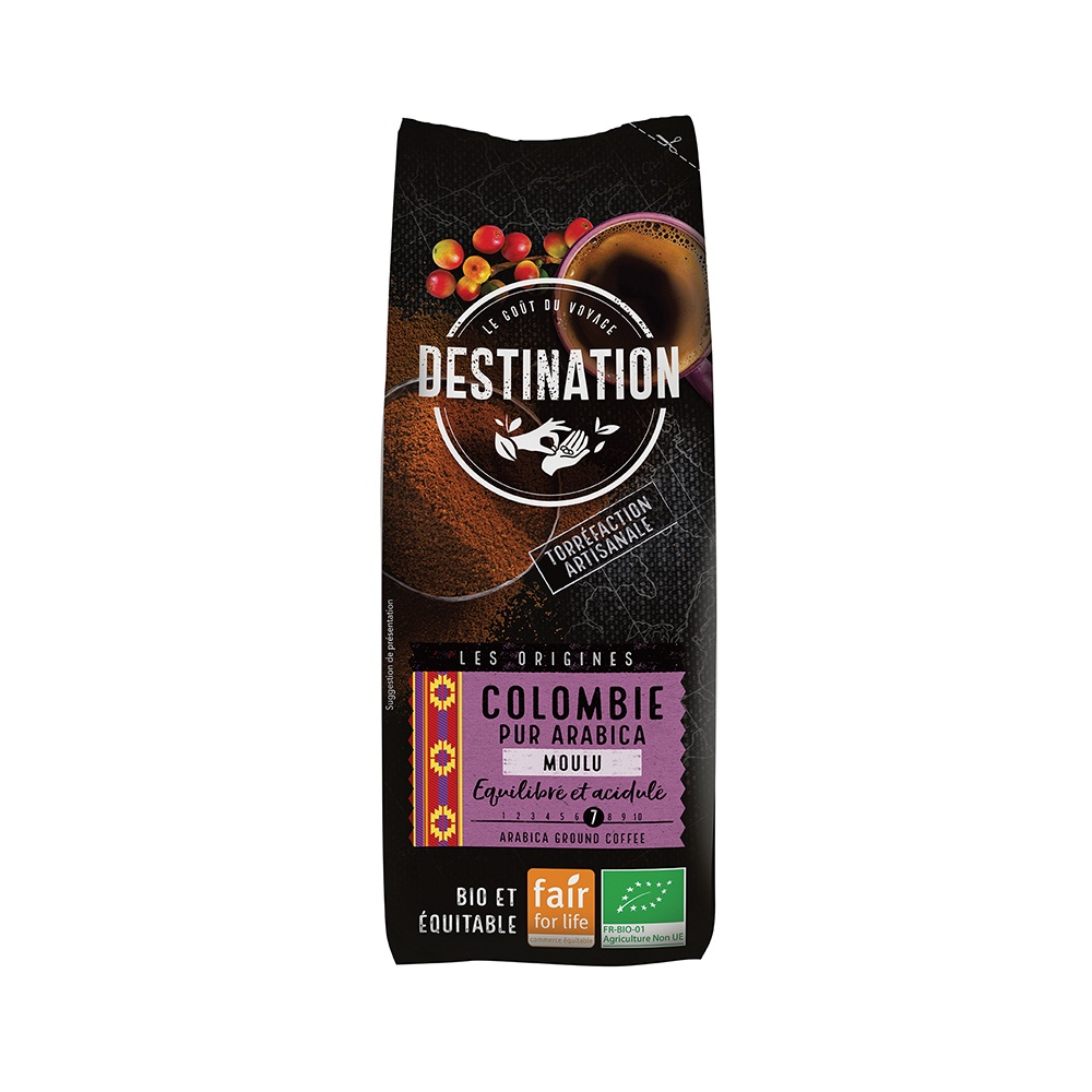 Destination Cafe Molido Colombia 100% Arabica 250 Gr.