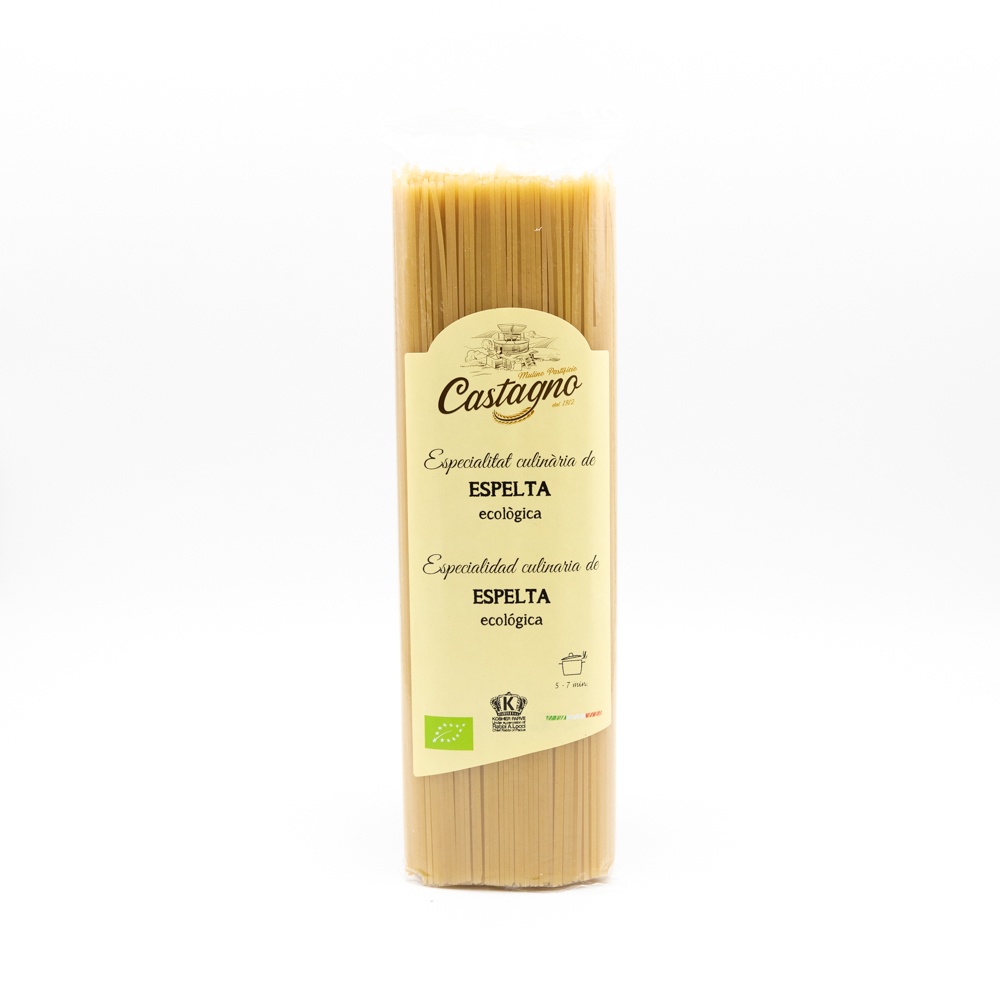 Castagno Espagueti Blanco Espelta Bio 500g