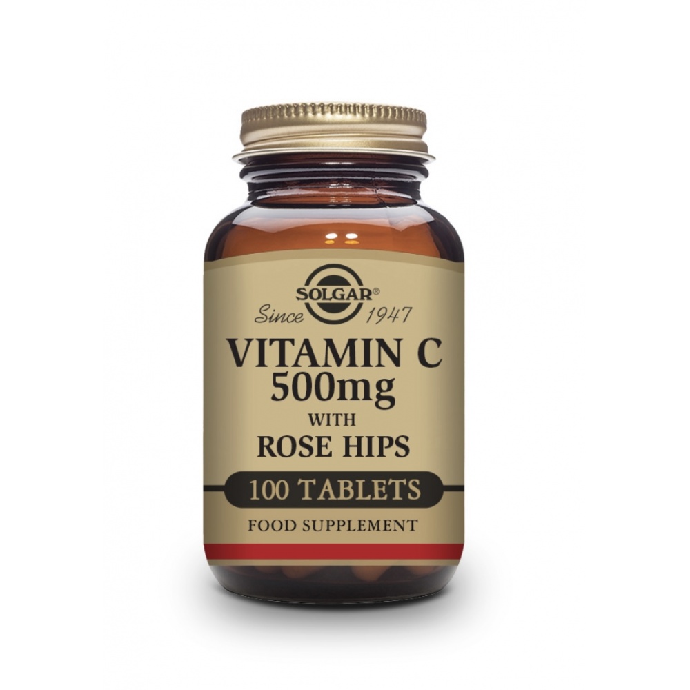 Solgar Vitamina C 500 Rose Hips 100 T