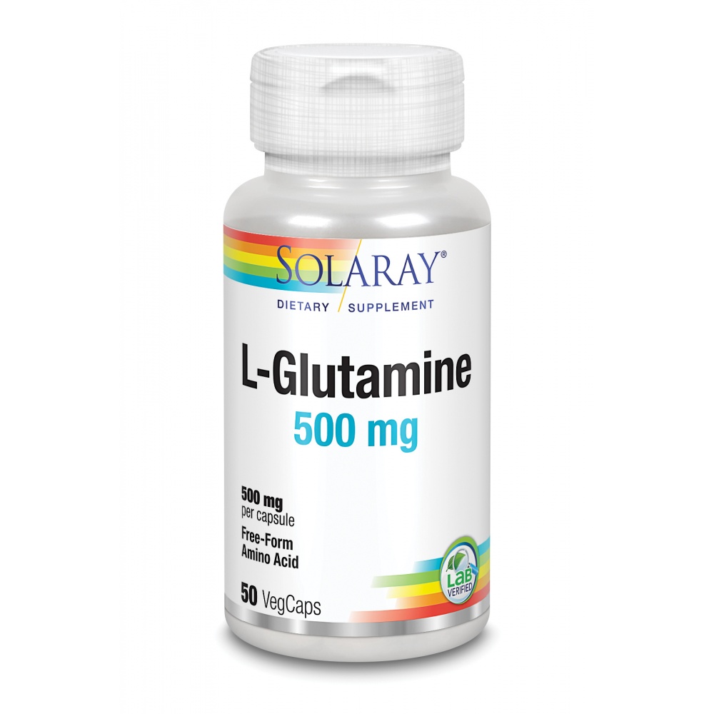 Solaray L-glutamina 500 Mg