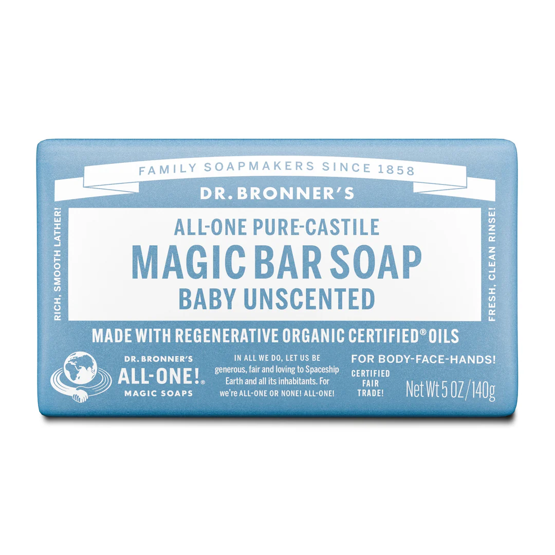 Dr. Bronner´s Pastilla Jabon Neutro 140 Gr