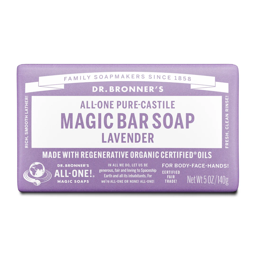 Dr. Bronner´s Pastilla Jabon Lavanda 140 Gr