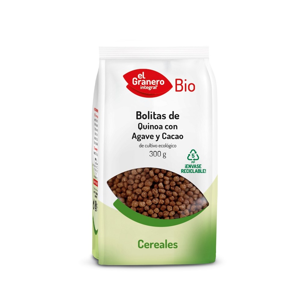 Granero Bolitas De Quinoa Con Agave Y Cacao