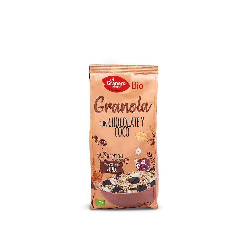 Granero Granola Chocolate Y Coco Sin Gluten