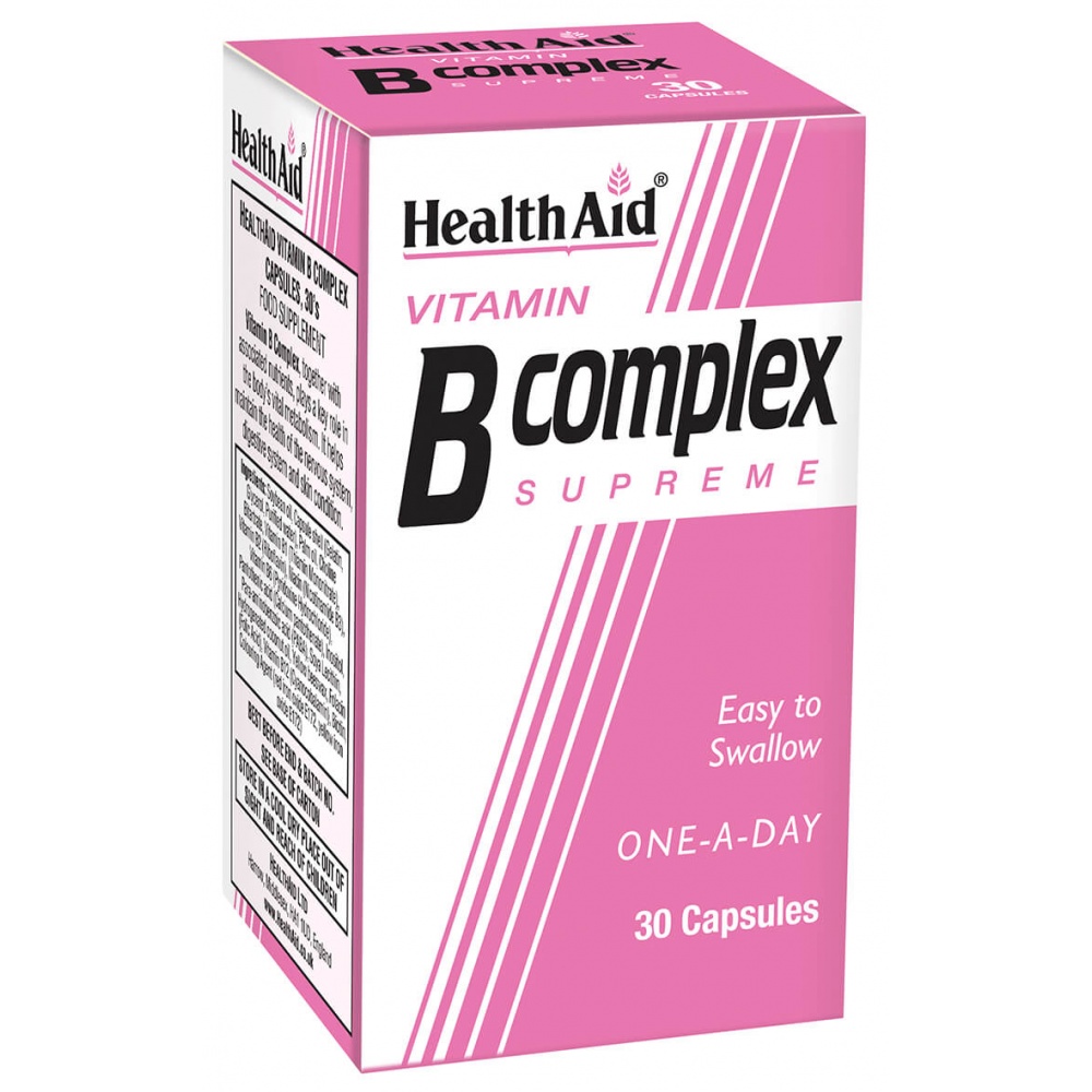 Health Aid Bcomplex Supreme 30 Capsulas