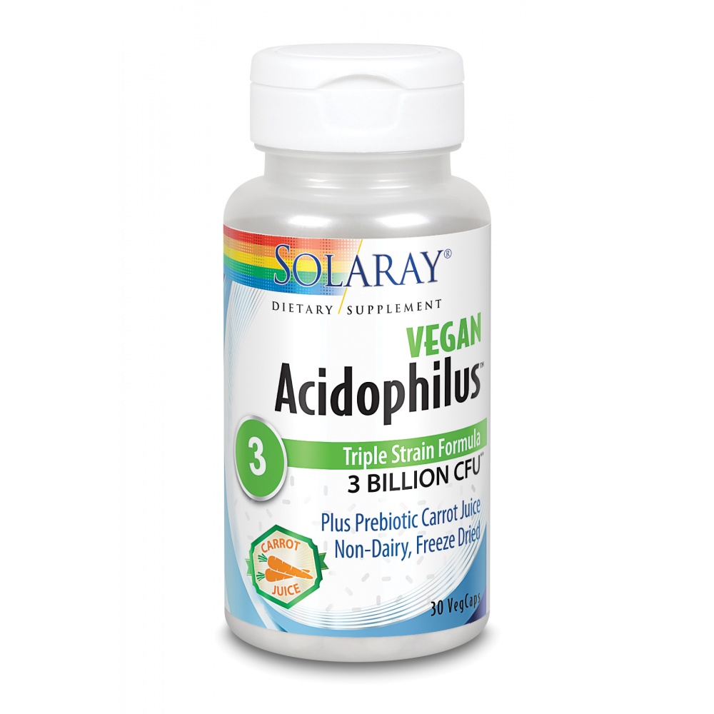 Solaray Acidophilus 30 Capsulas