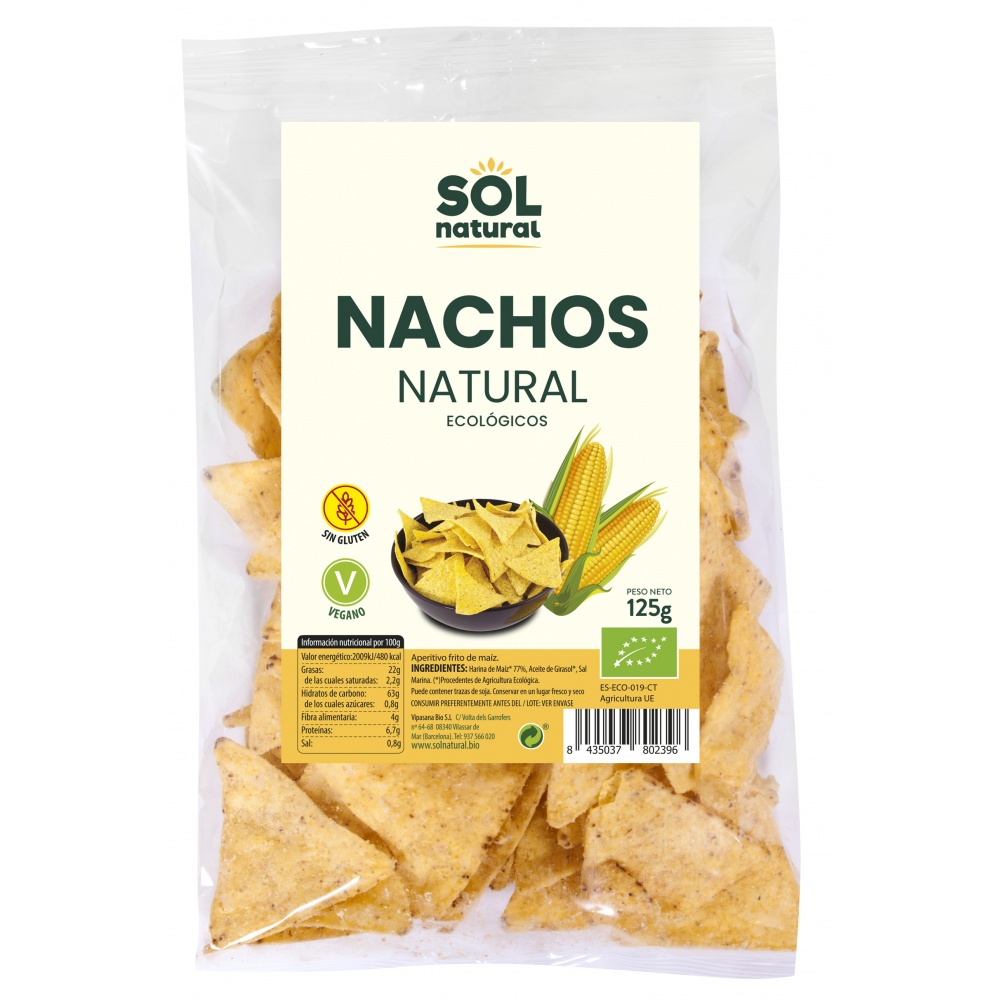 Solnatural Nachos Maiz